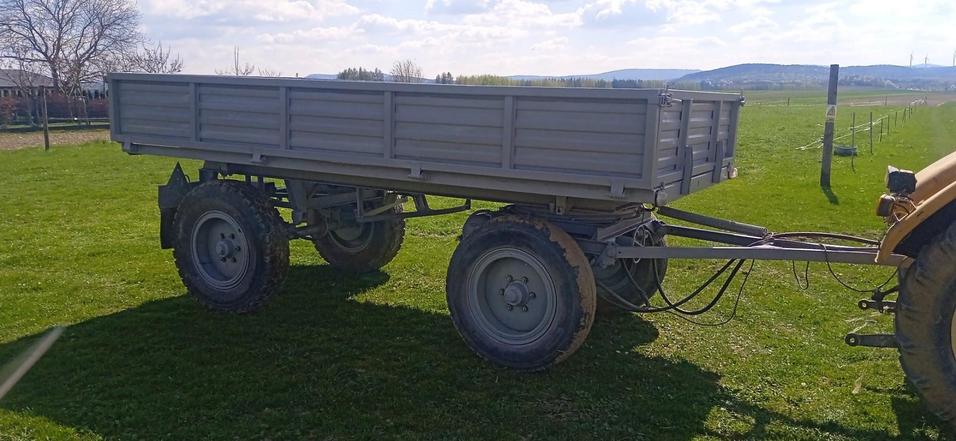 Przyczepa wywrotka d732 autosan d47 zarejestrowana 4t