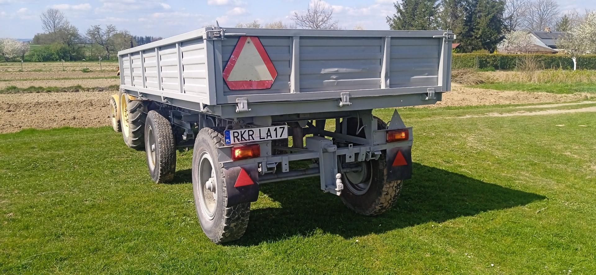 Przyczepa wywrotka d732 autosan d47 zarejestrowana 4t