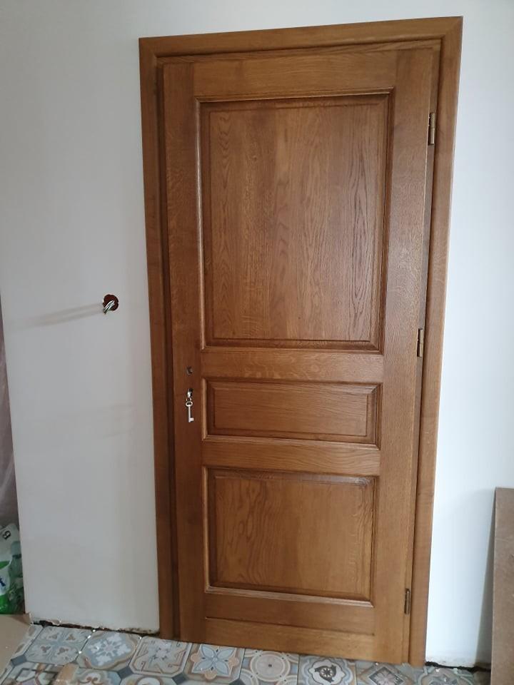 Schody, drzwi drewniane
