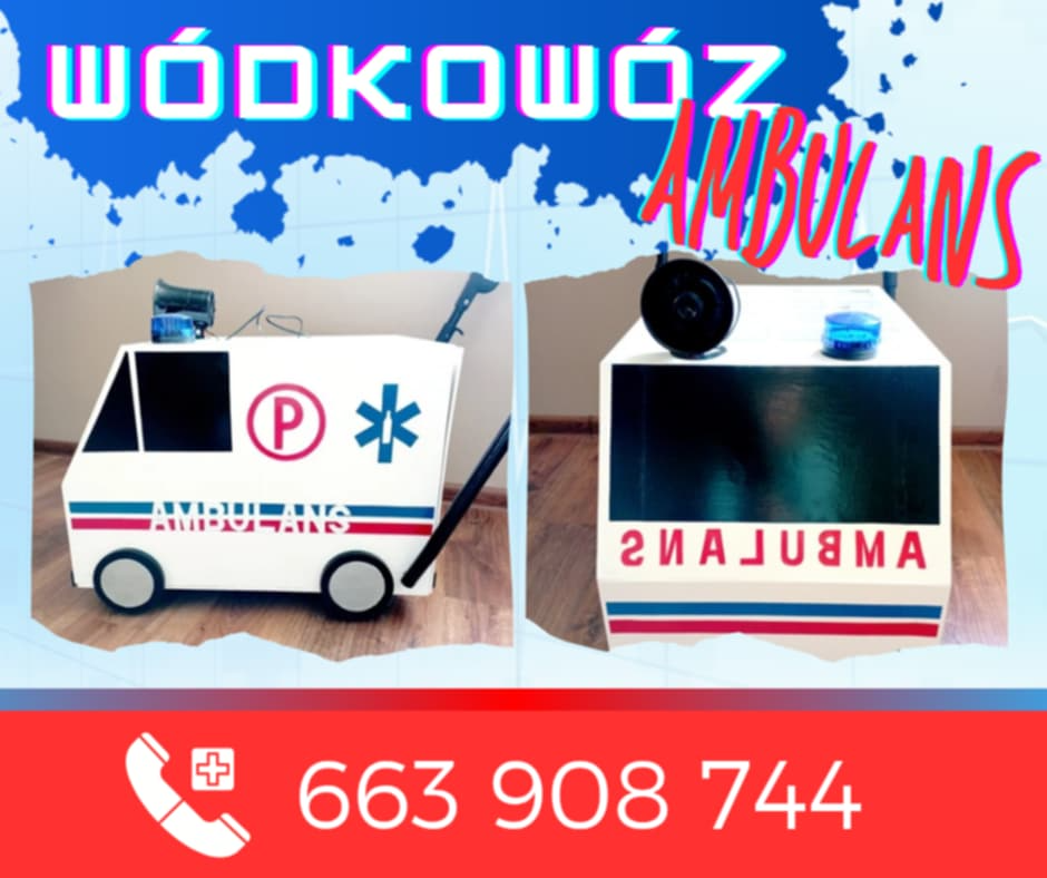 wódkowóz ambulans / straż nowość na wesele/imprezy do wynajęcia