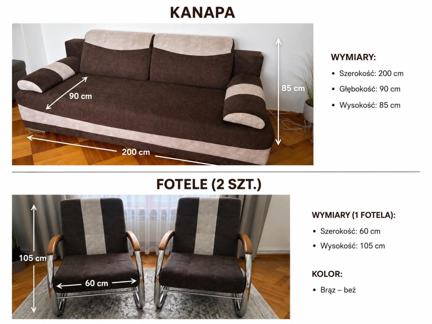 Komplet wypoczynkowy