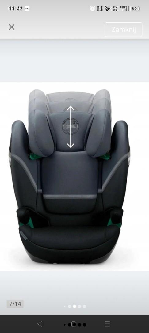 Fotelik samochodowy Cybex Solution S2 15-50kg moon black