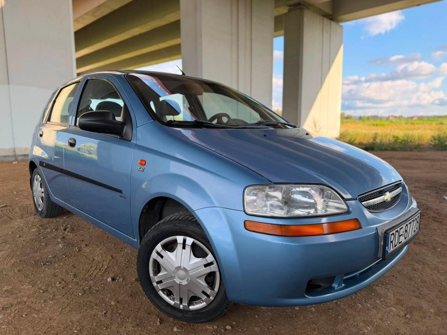 chevrolet aveo 1.2 niski przebieg  2005r  pierwszy