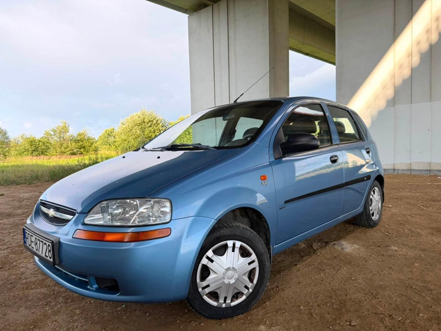 chevrolet aveo 1.2 niski przebieg  2005r  pierwszy