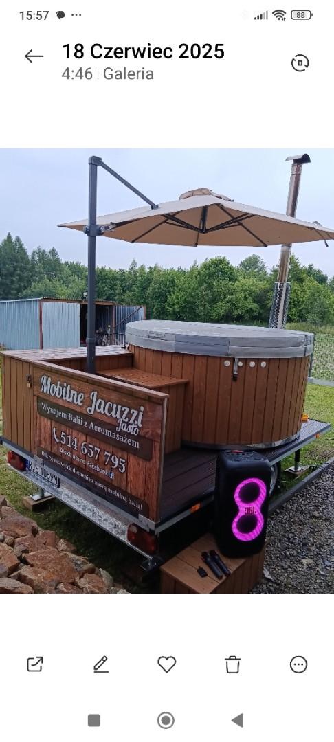 wynajem mobilna bania/balia/jacuzzi