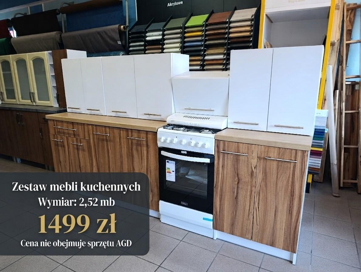 Zestaw mebli kuchennych 2,52 mb - Przysieki - BRODOWSKI