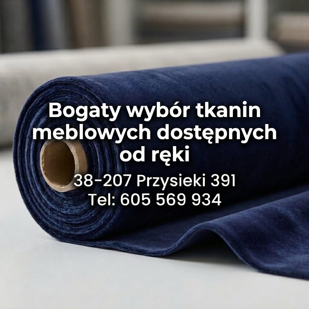 Bogaty wybór tkanin meblowych dostępnych od ręki