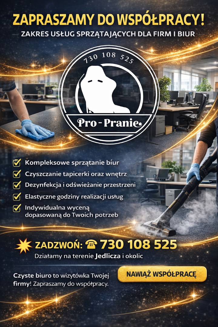 Sprzątanie Biur,Firm,Budynków deweloperskich,pranie tapicerki