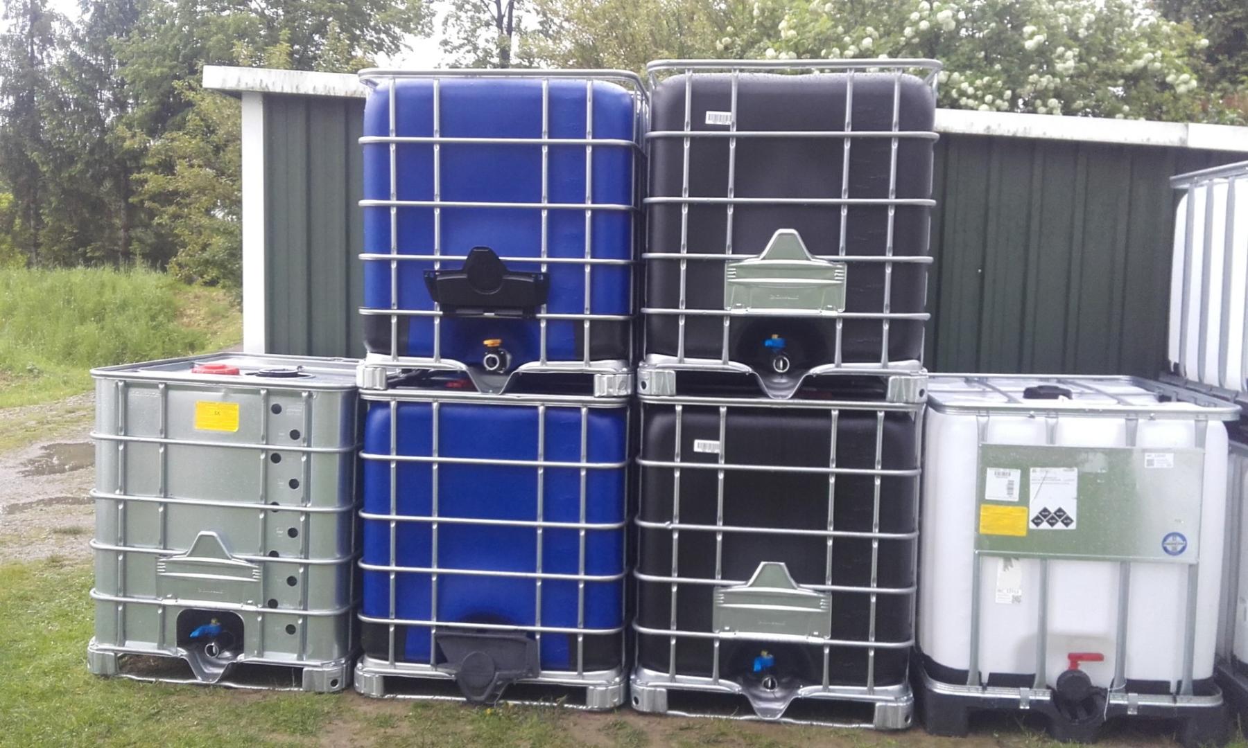 Mauzer beczka zbiornik 1000l czarna