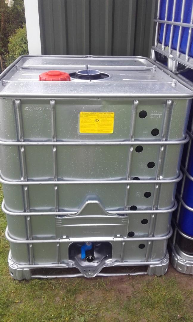 Mauzer beczka zbiornik 1000l czarna