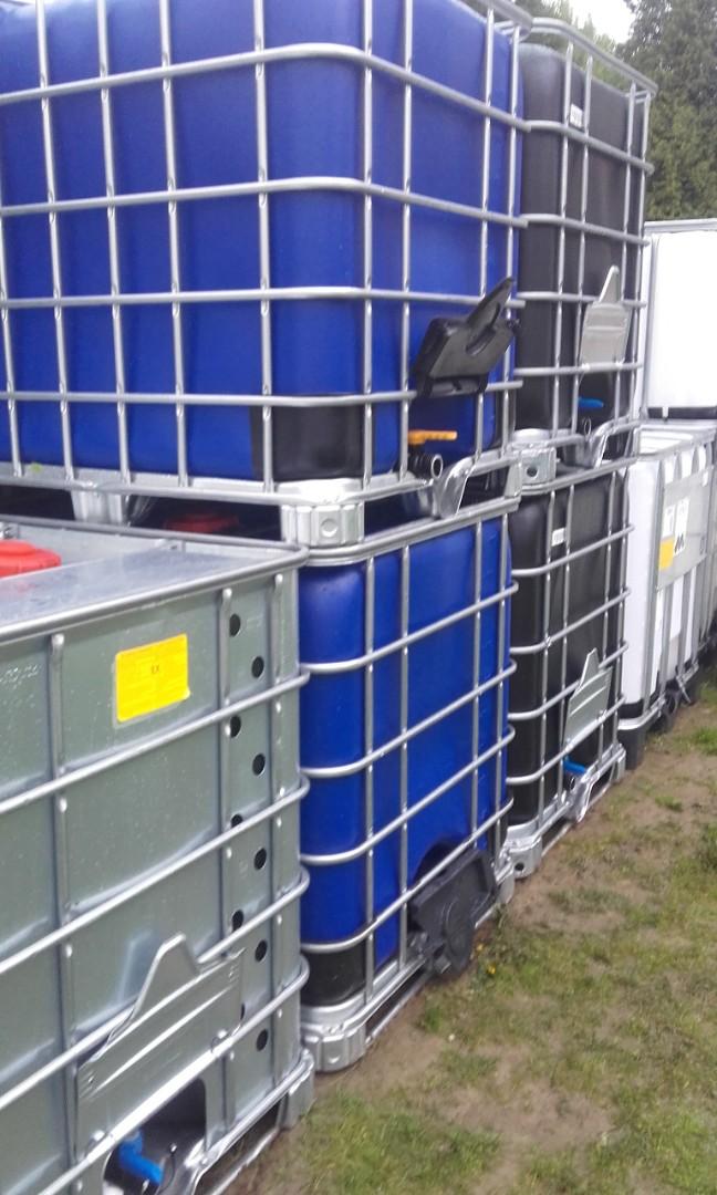 Mauzer beczka zbiornik 1000l czarna