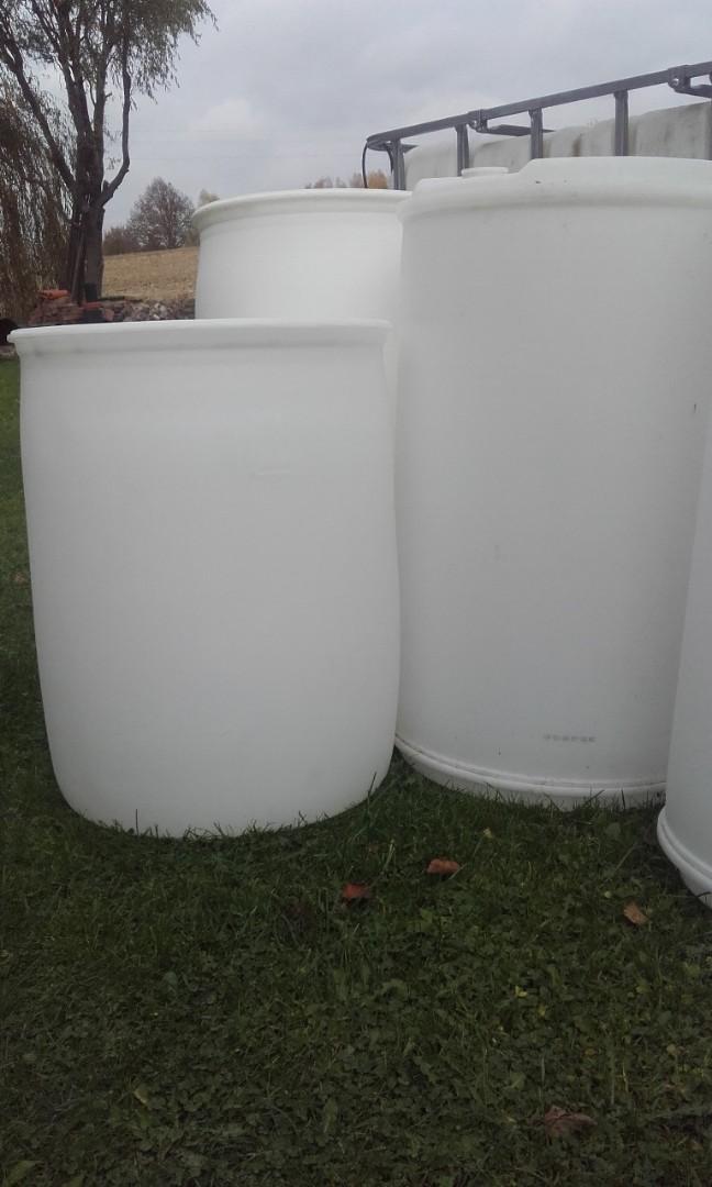 Beczka spozywcza 200l plastikowa