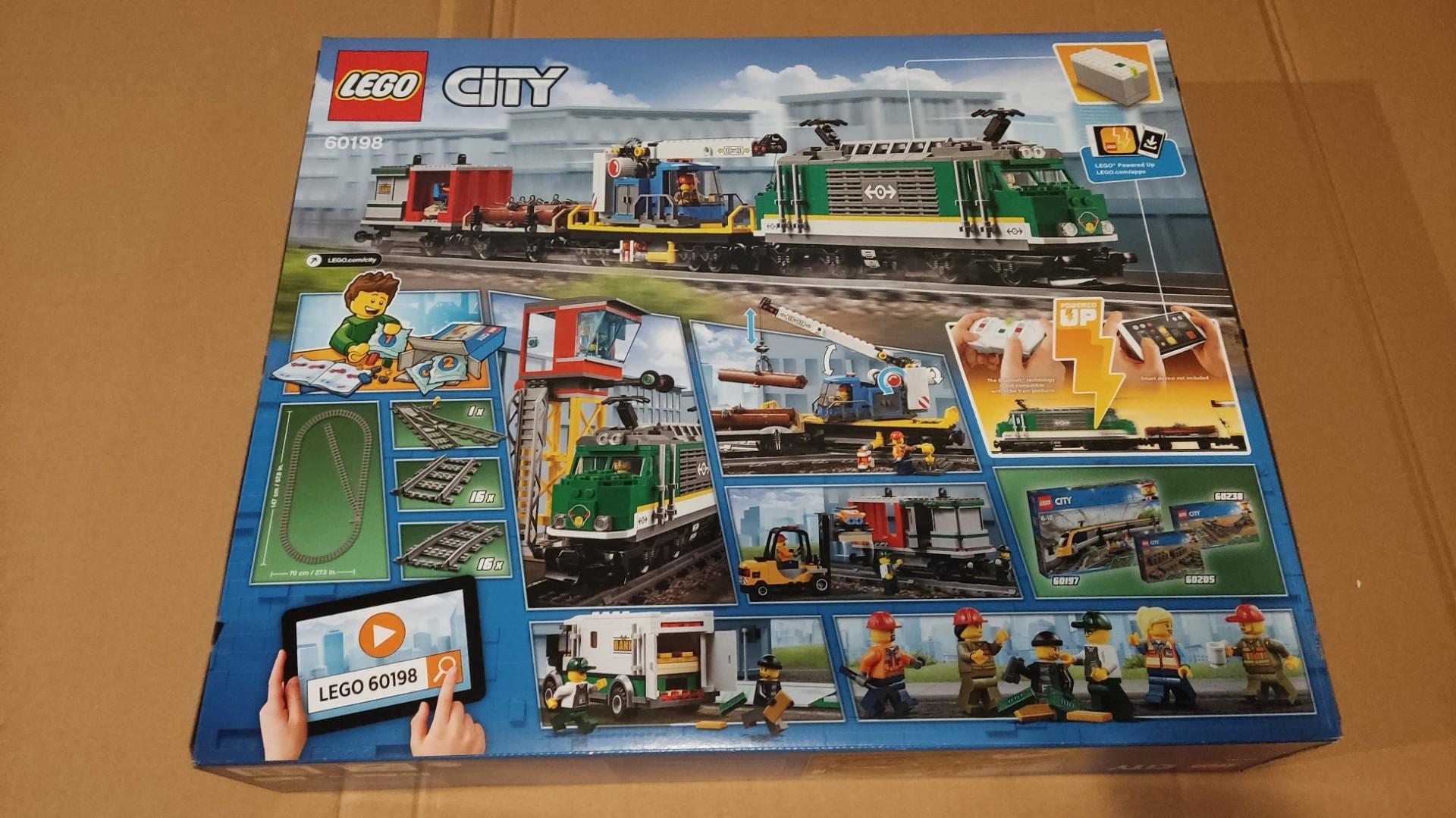 LEGO 60198 City - Pociąg towarowy