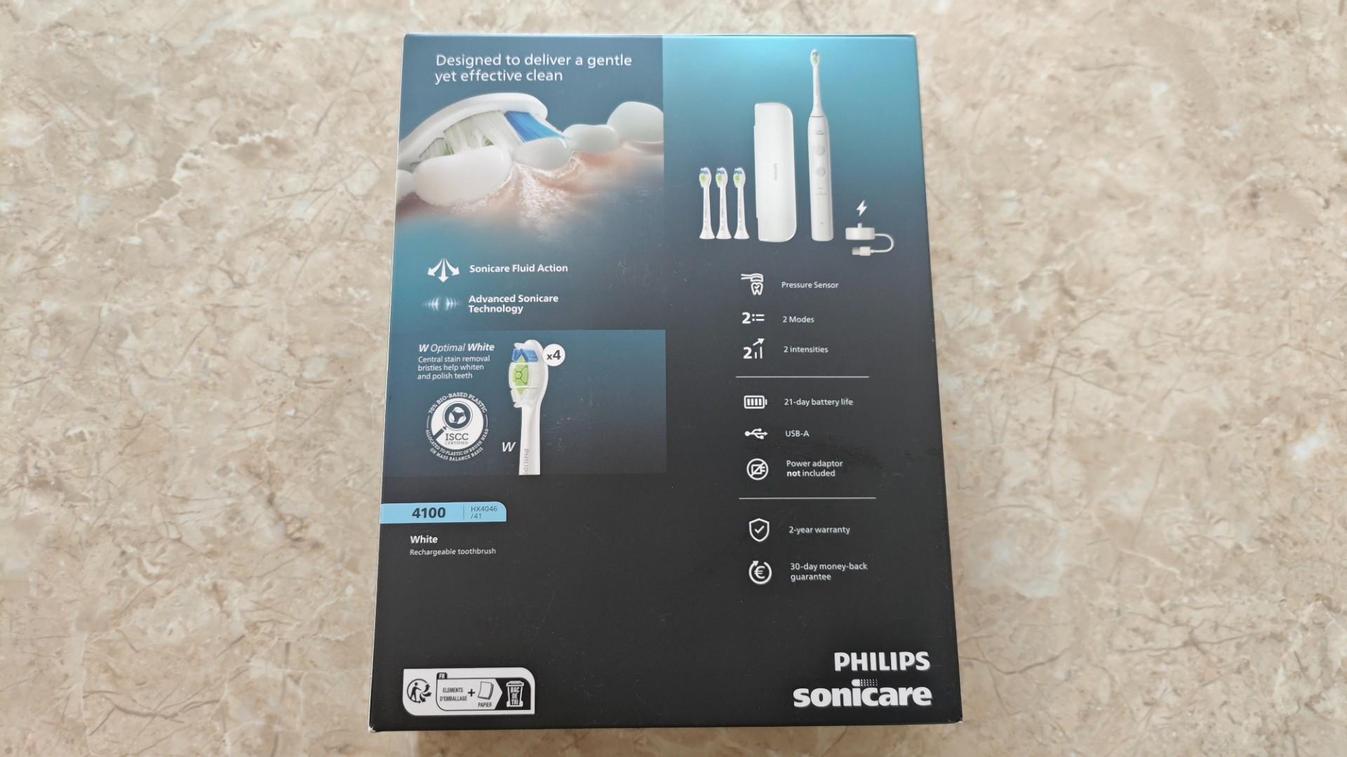 Philips Sonicare HX4046/41 szczoteczka soniczna (+4 końcówki)
