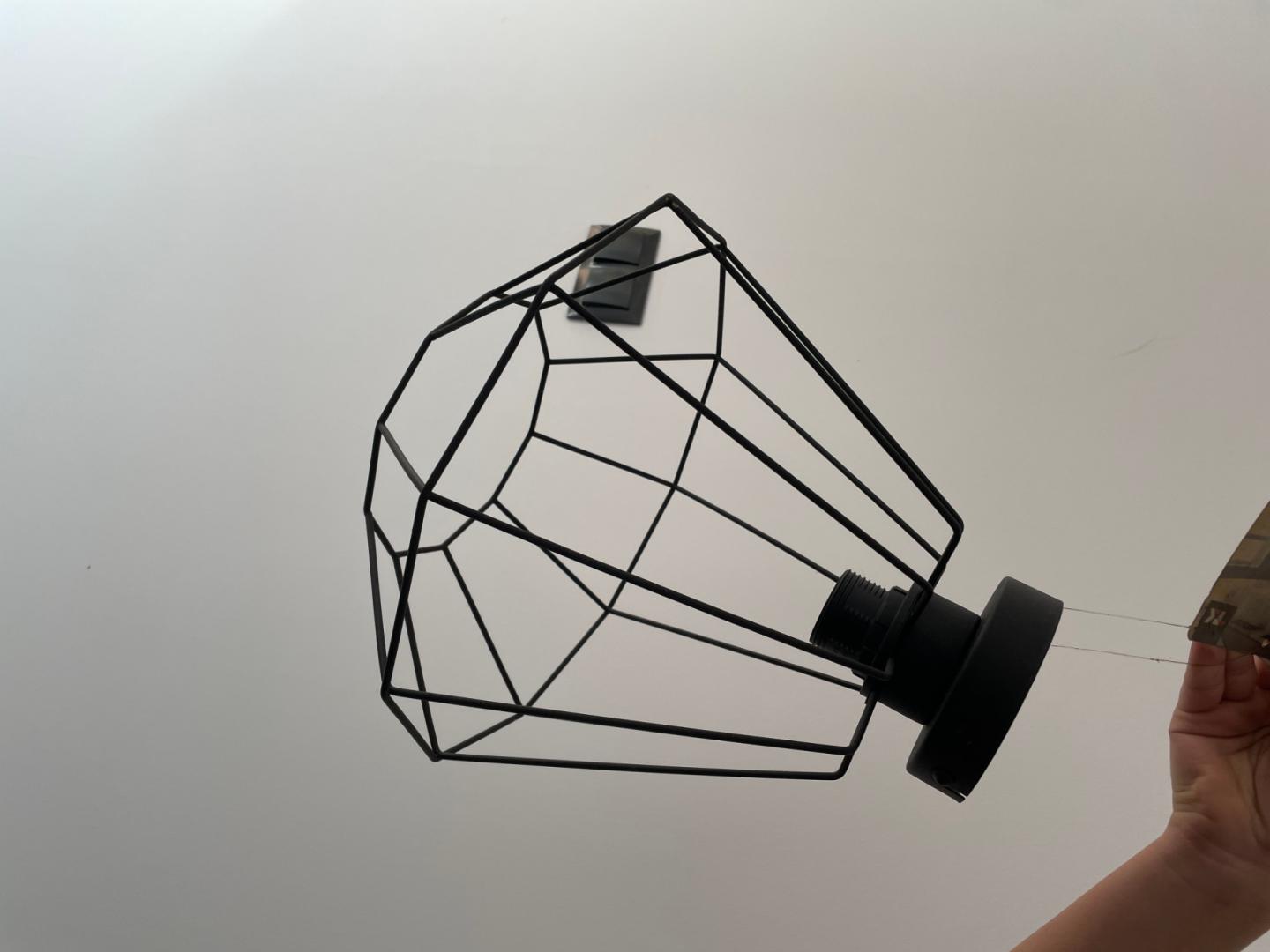 Lampa Wisząca Loftowa Diamond 6207 Poddasze Metal Drzewo 15W