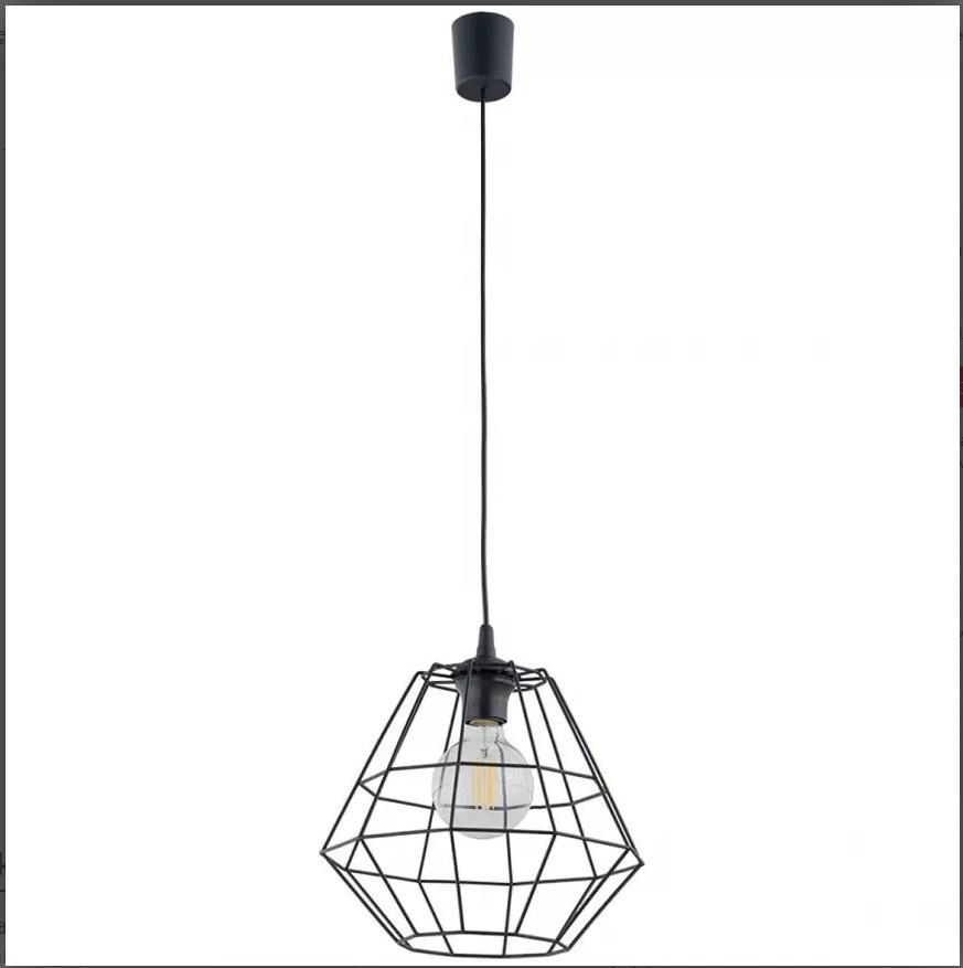 Lampa Wisząca Loftowa Diamond 6207 Poddasze Metal Drzewo 15W