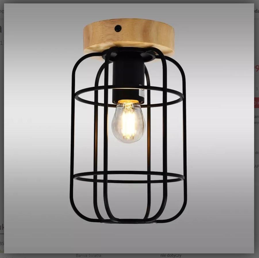 Lampa Wisząca Loftowa modena ap-moe141wb lw1 Altana domek