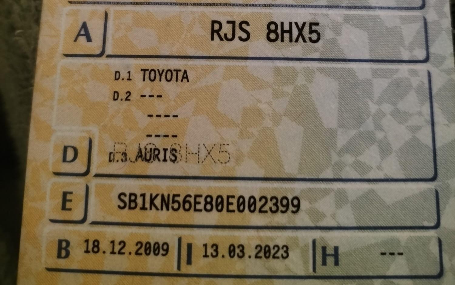 Toyota Auris 1,4d