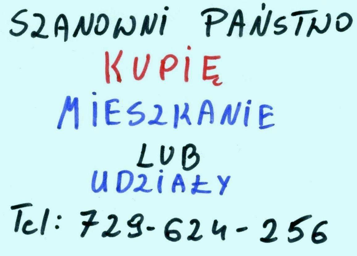 Kupię mieszkanie w Jaśle lub okolicach