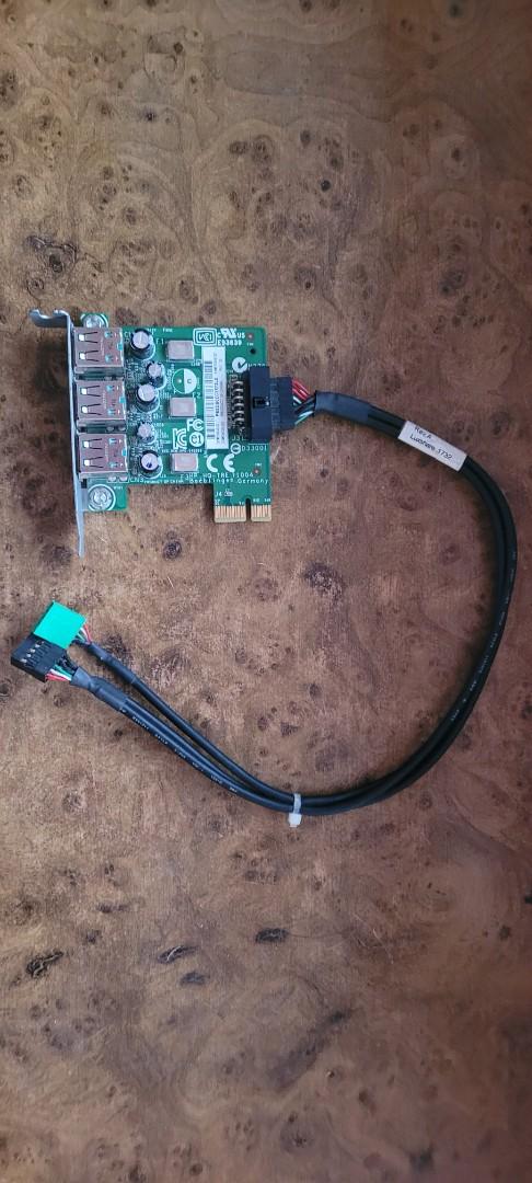 moduł portów - 3x usb 12v hp pos - śledz - niski profil