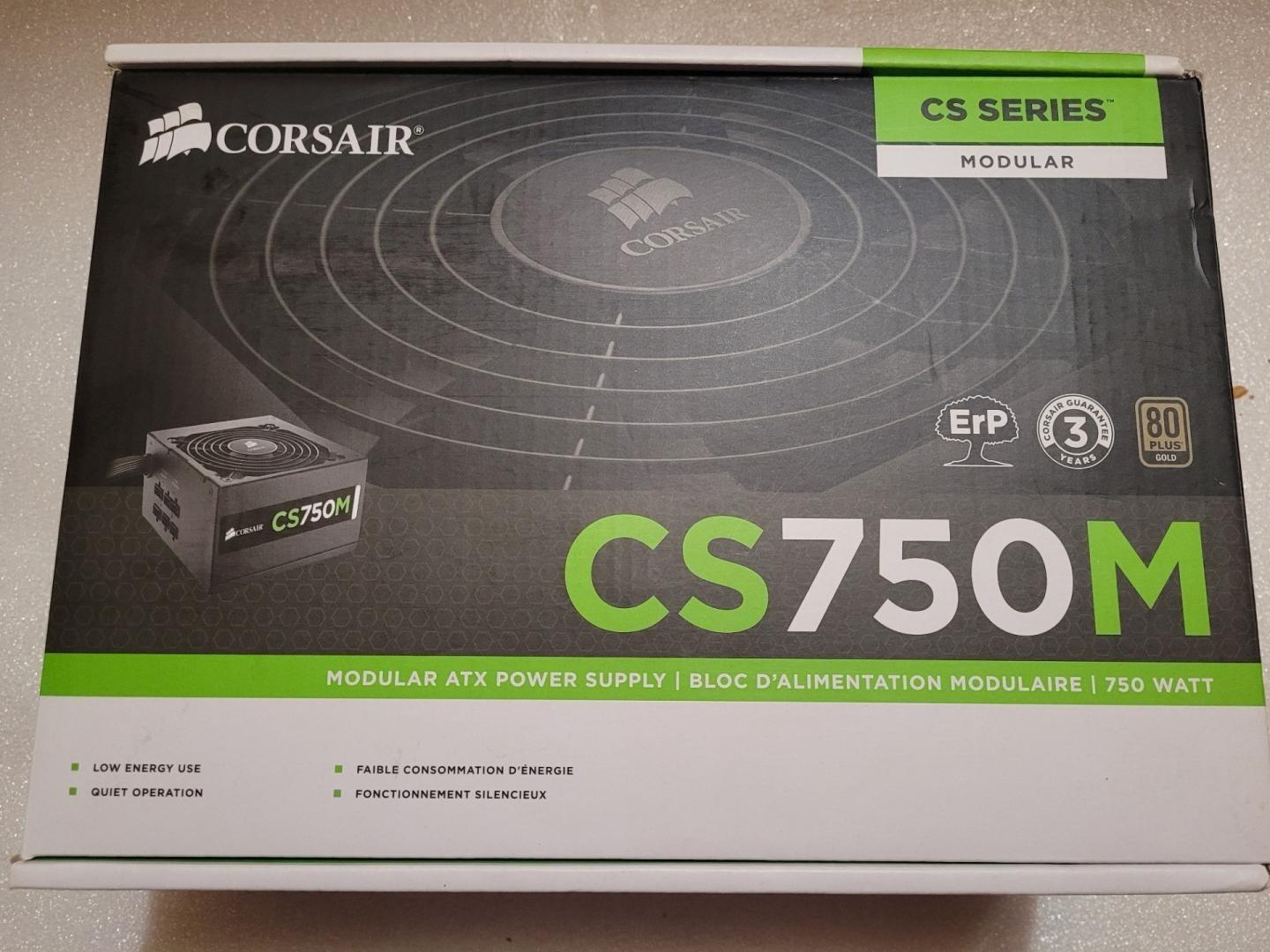 Zasilacz atx corsair cs750m - 750W 80+GOLD