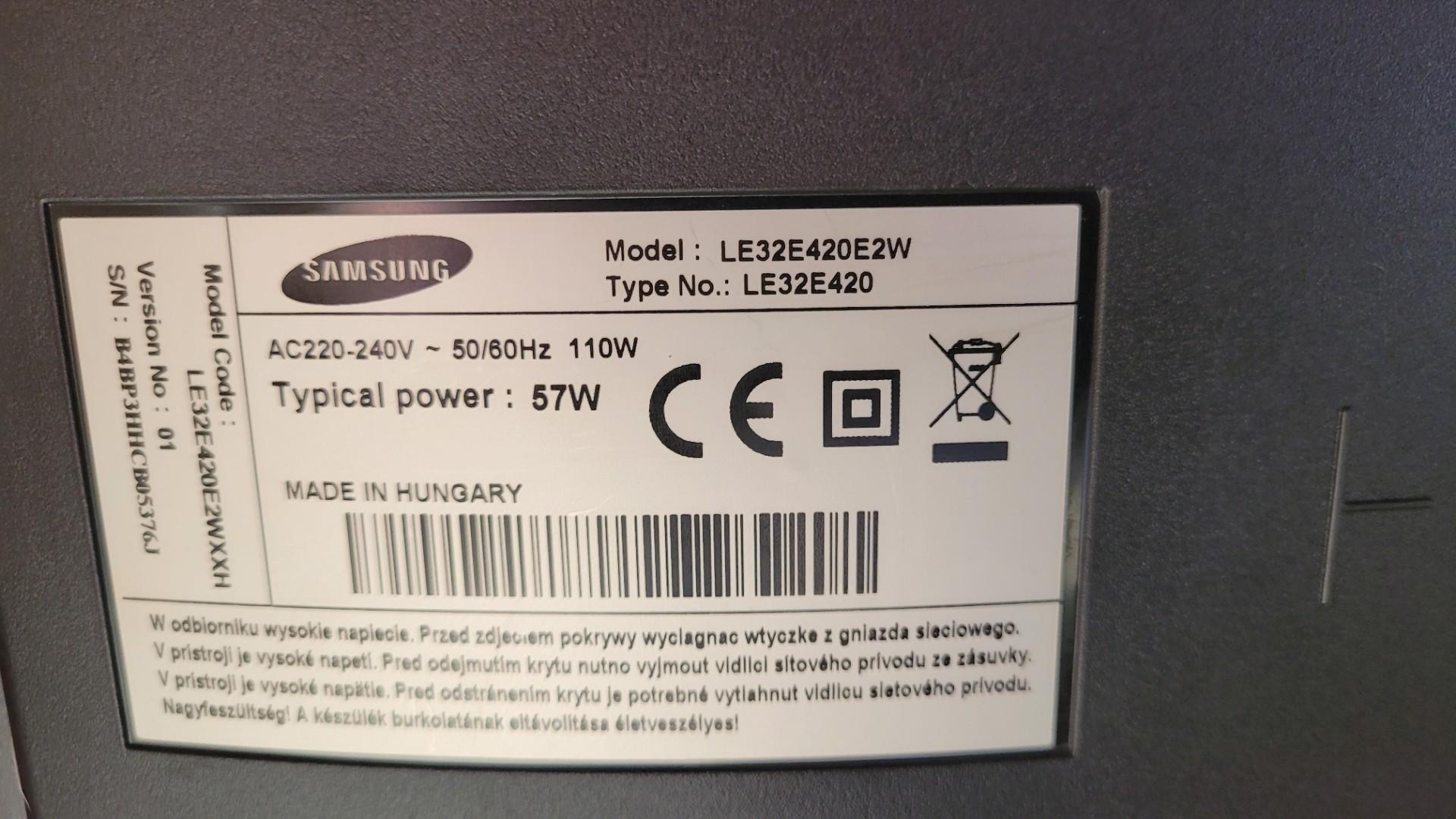 tv lcd 32 cale samsung - le32e420e2w -  tanio