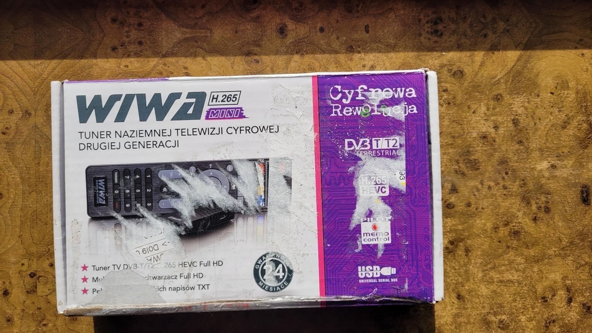 Dekoder - dvbt2 wiwa - TV naziemna cyfrowa