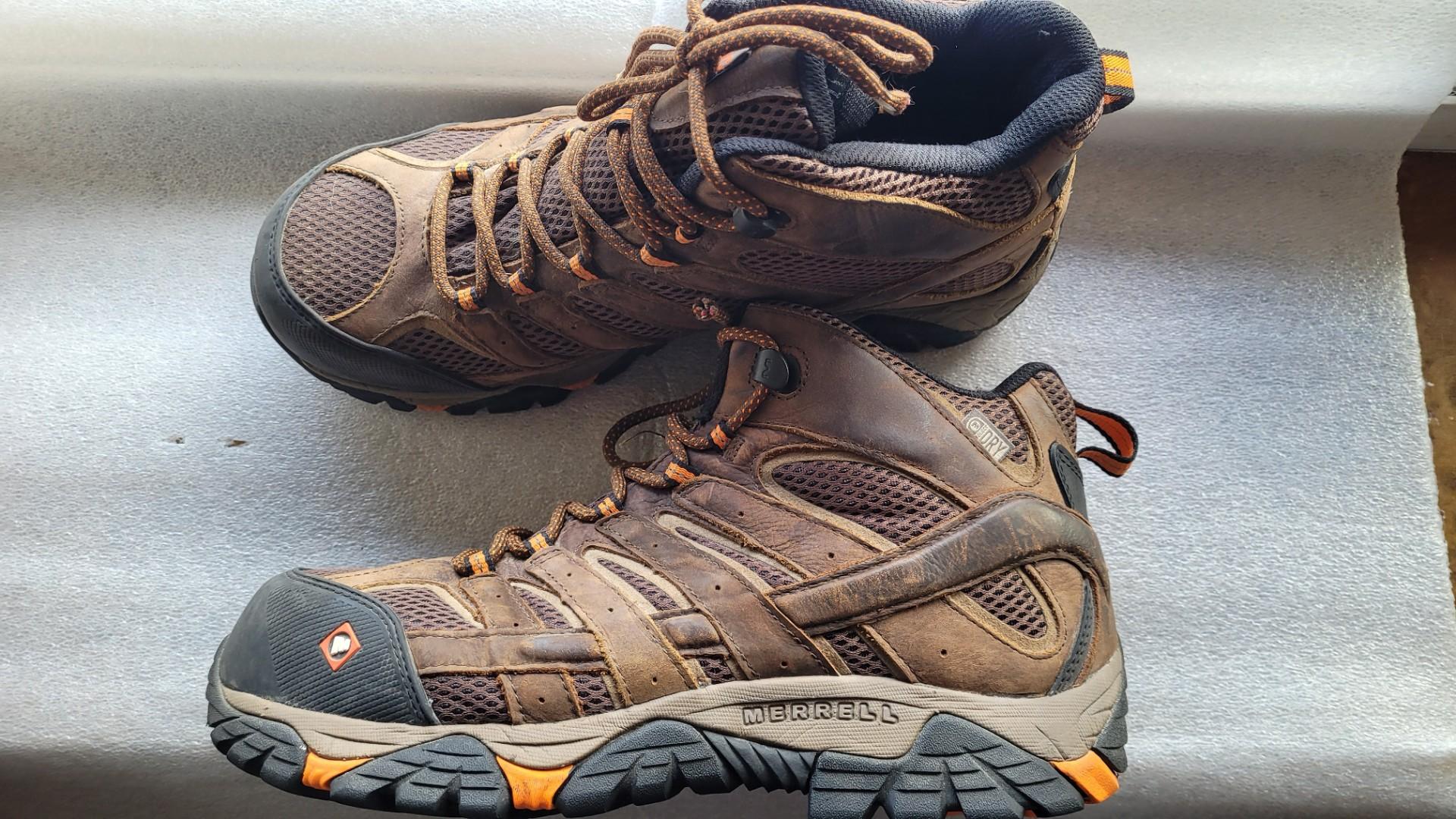 Męskie buty robocze Merrell J11617 Moab Vertex Mid Rozmiar 44
