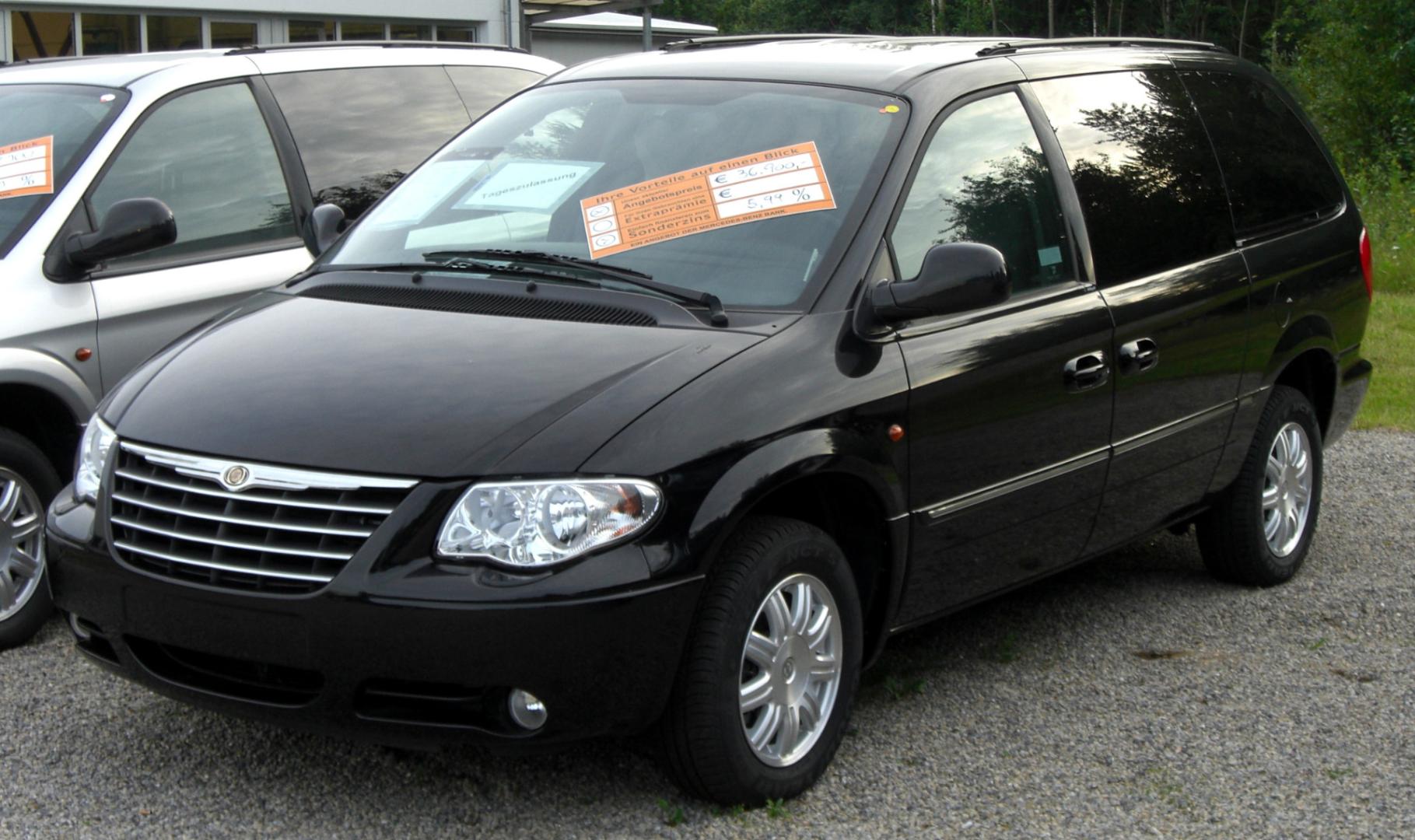 wynajem samochodów  van 7 osób chrysler grand yoyager