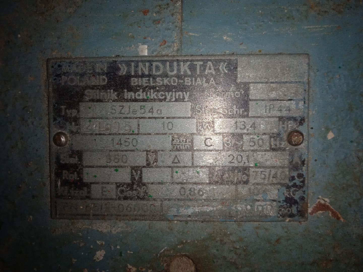 silnik elektryczny 10kw indukta 1450 obrotów