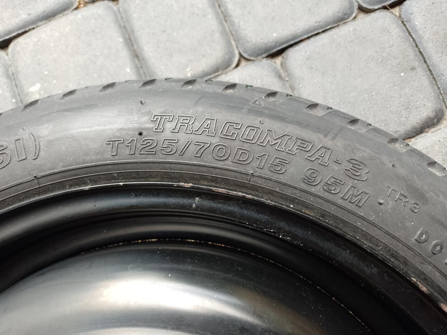 Koło Dojazdowe Zapasowe Dojazdówka 4x100 Toyota Yaris II III R 15