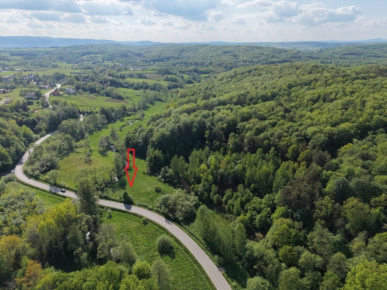 Działka przy strumyku Faliszówka