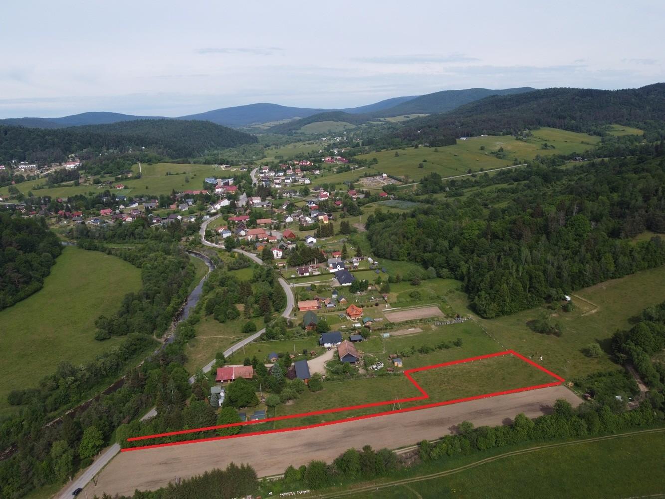 Działka 30 ar pod rekreację Krempna