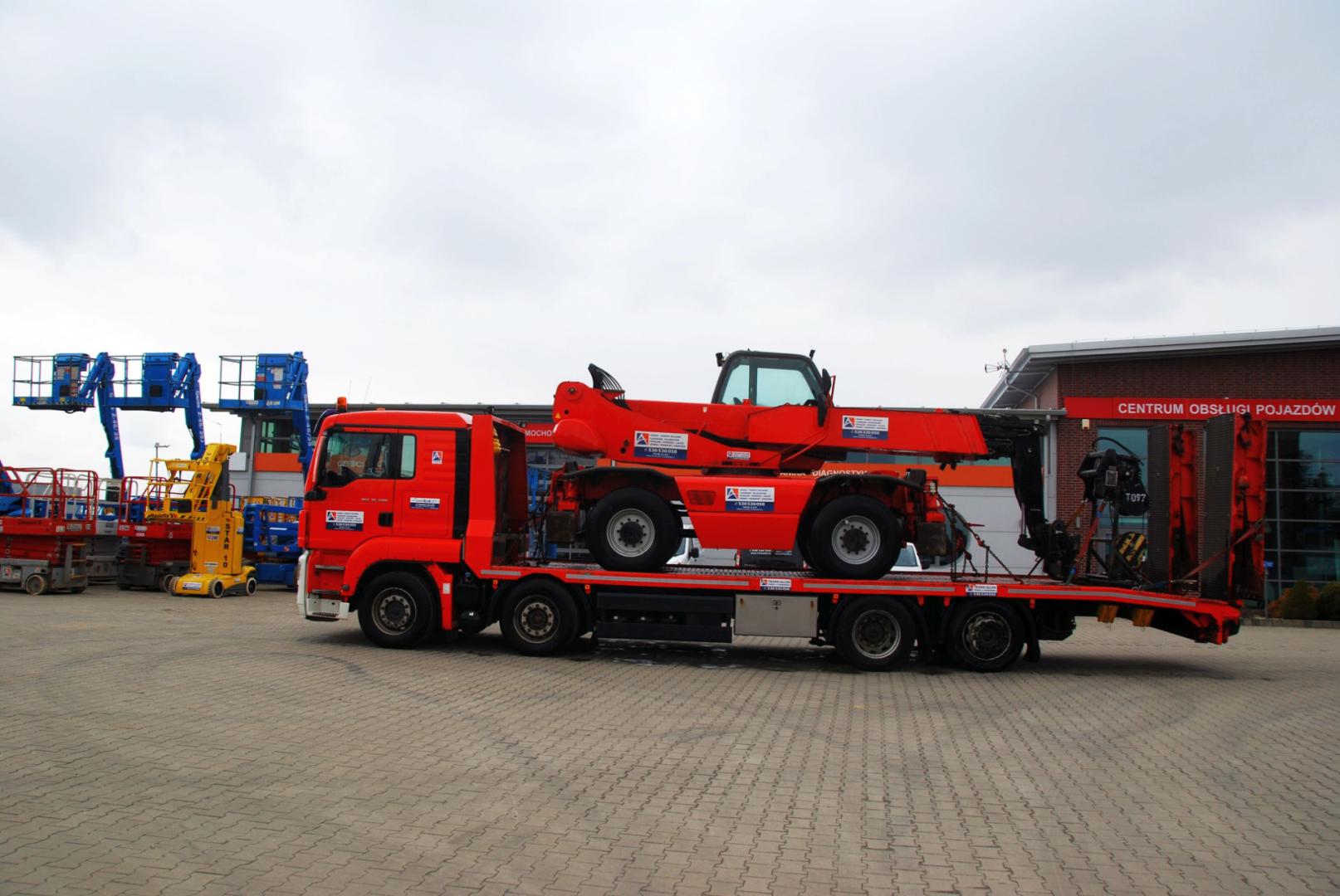 Pomoc drogowa autolaweta Jasło holowanie, transport maszyn i pojazdów