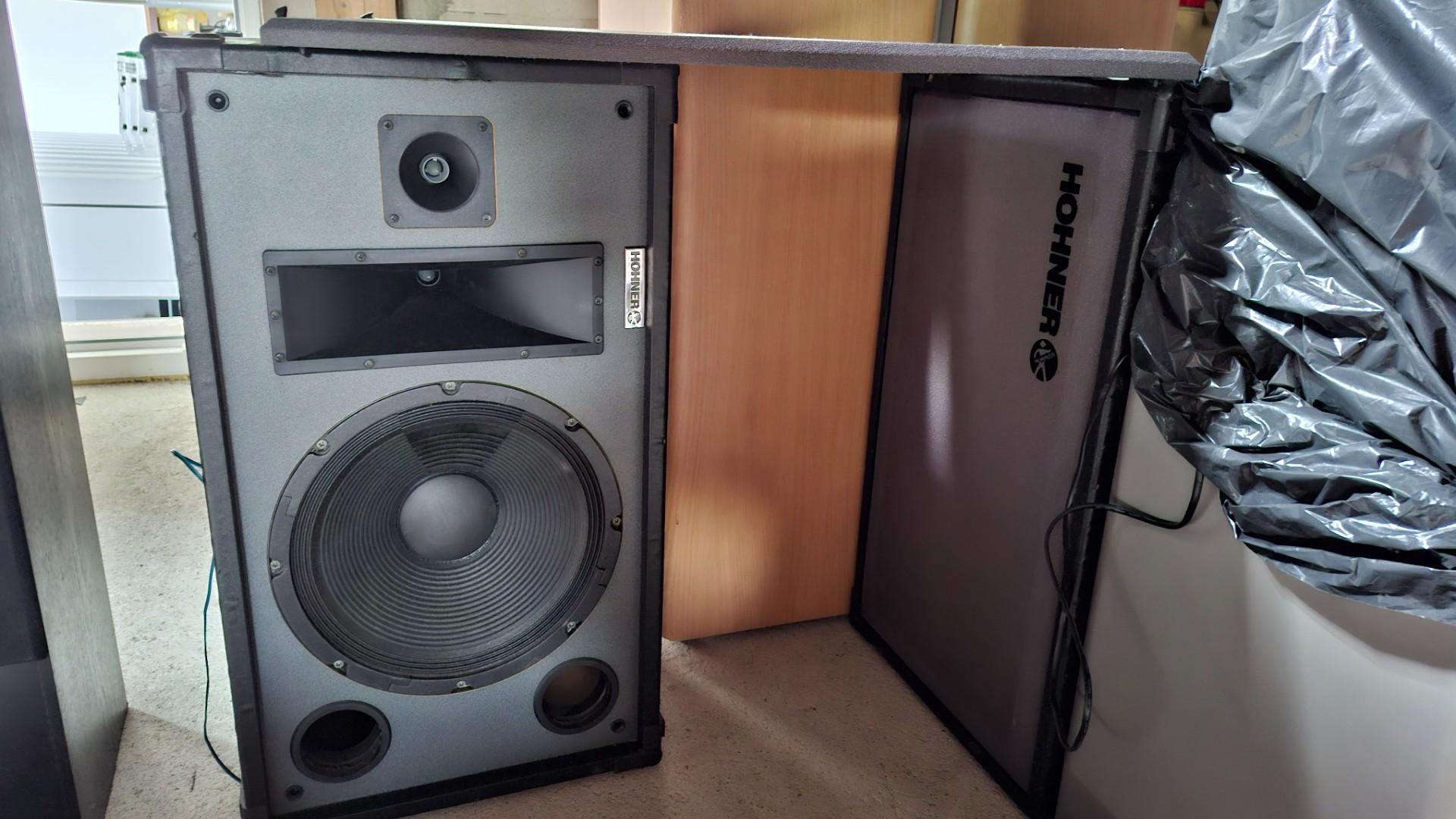 Kolumny głośniki Hohner H3 300 watt. Estradowe