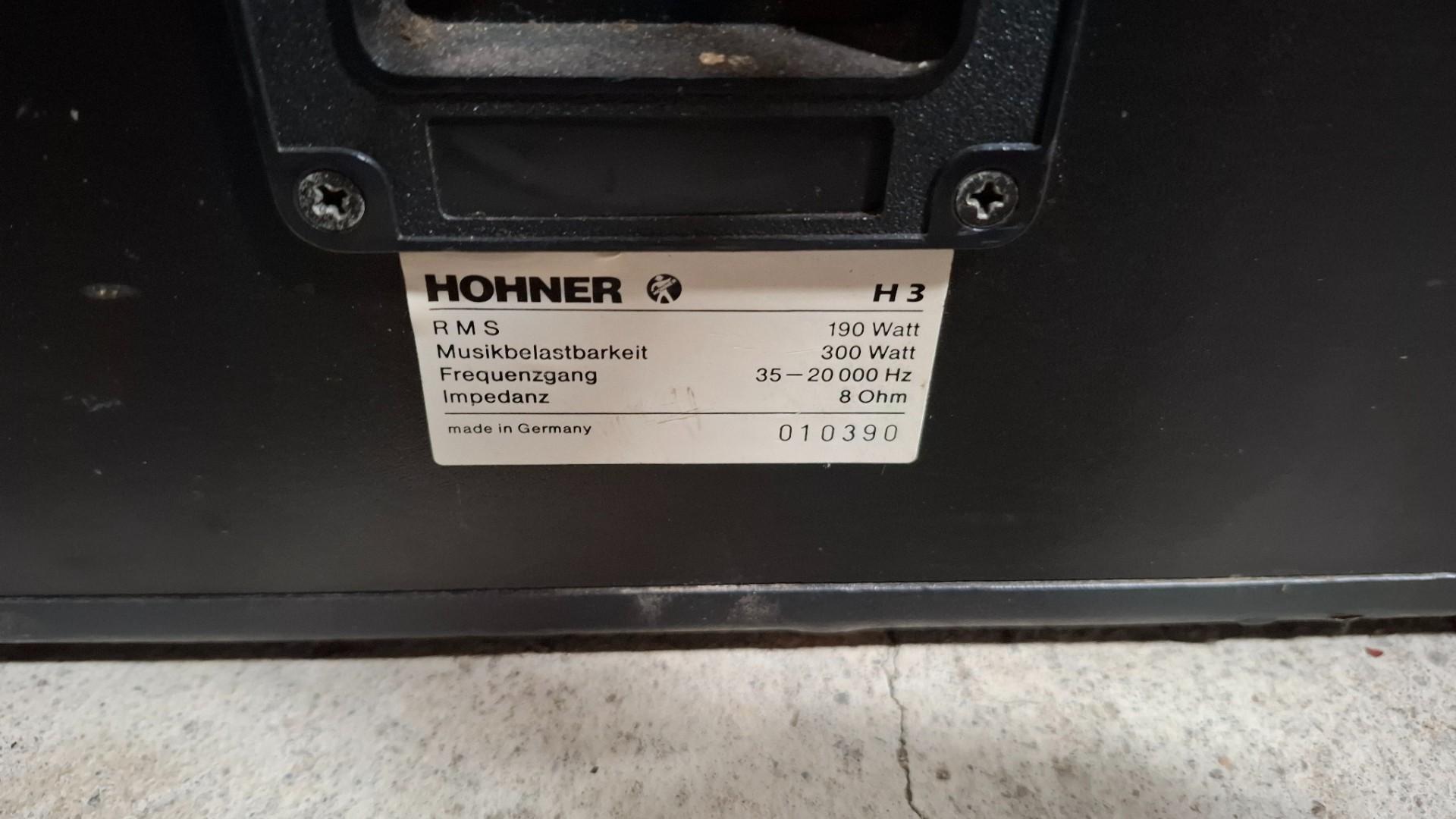 Kolumny głośniki Hohner H3 300 watt. Estradowe