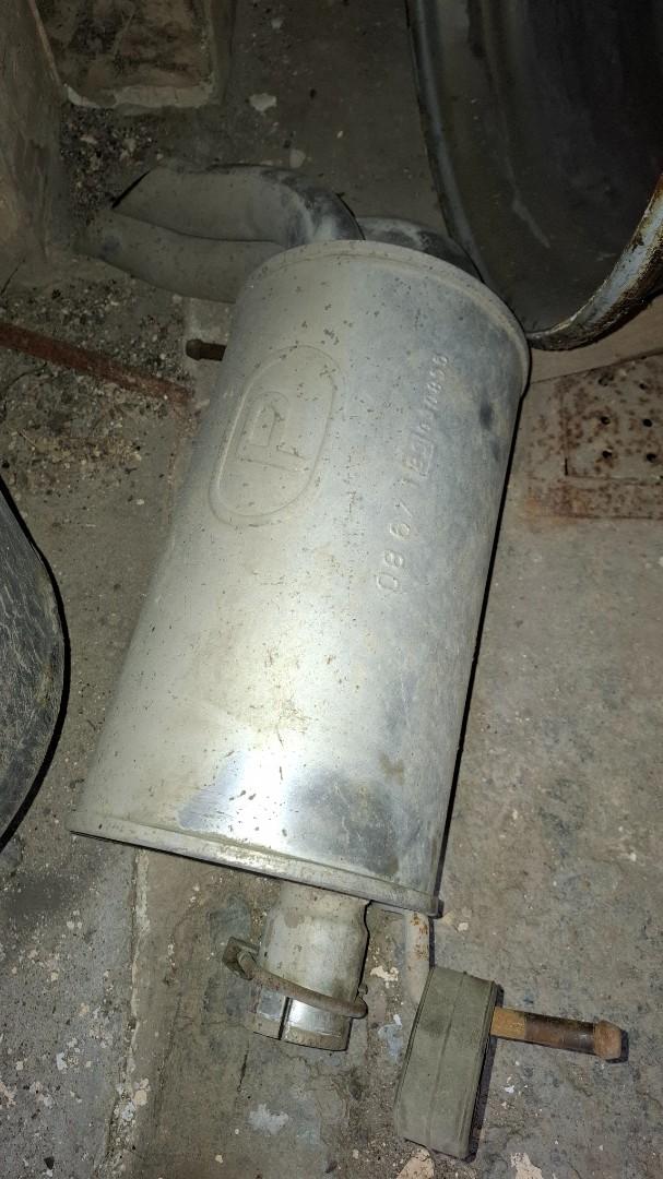 Wydech środkowy i tylny Seat Alhambra 2001 1.9 TDI