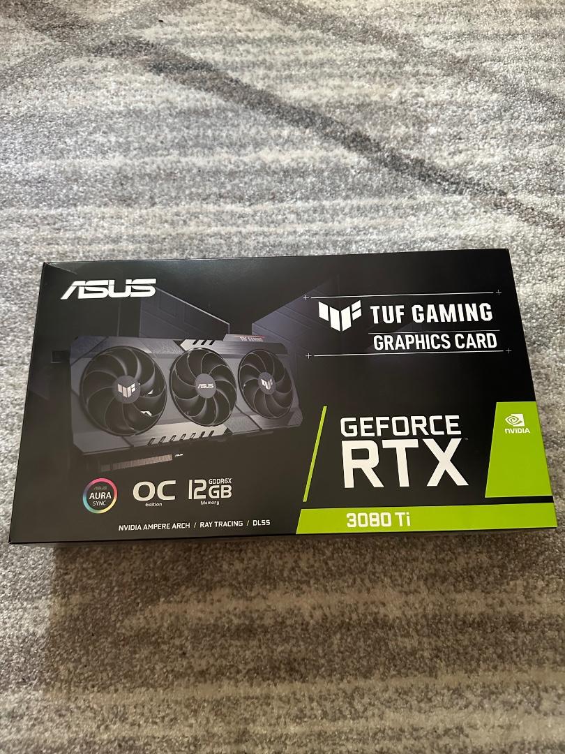 asus geforce rtx 3080 ti tuf gaming oc lhr 12gb 384bit gddr6x