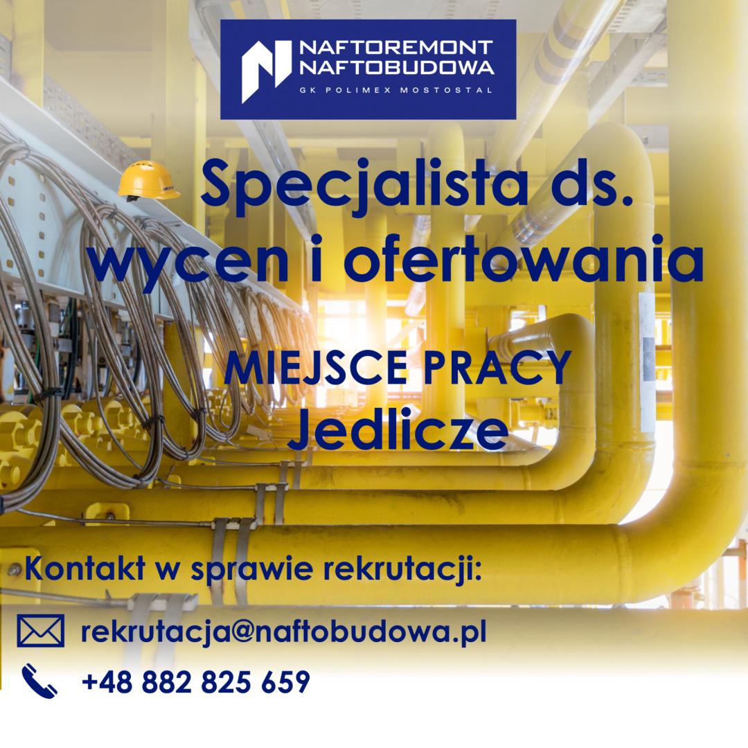 Specjalista/ Specjalistka ds. wycen i ofertowania