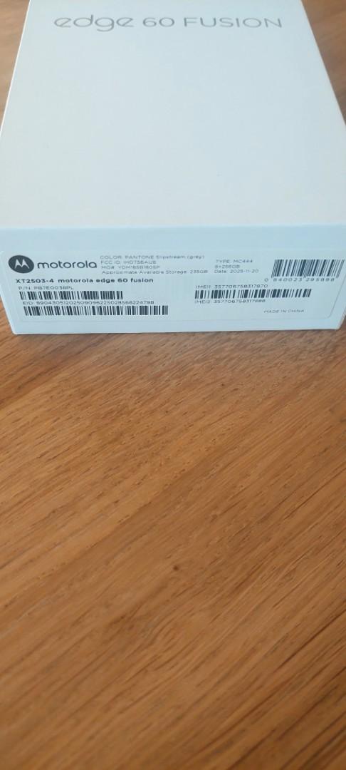 smartfon motorola edge 60 fusion 5g 8/256gb 6.67" 120hz stalowy
