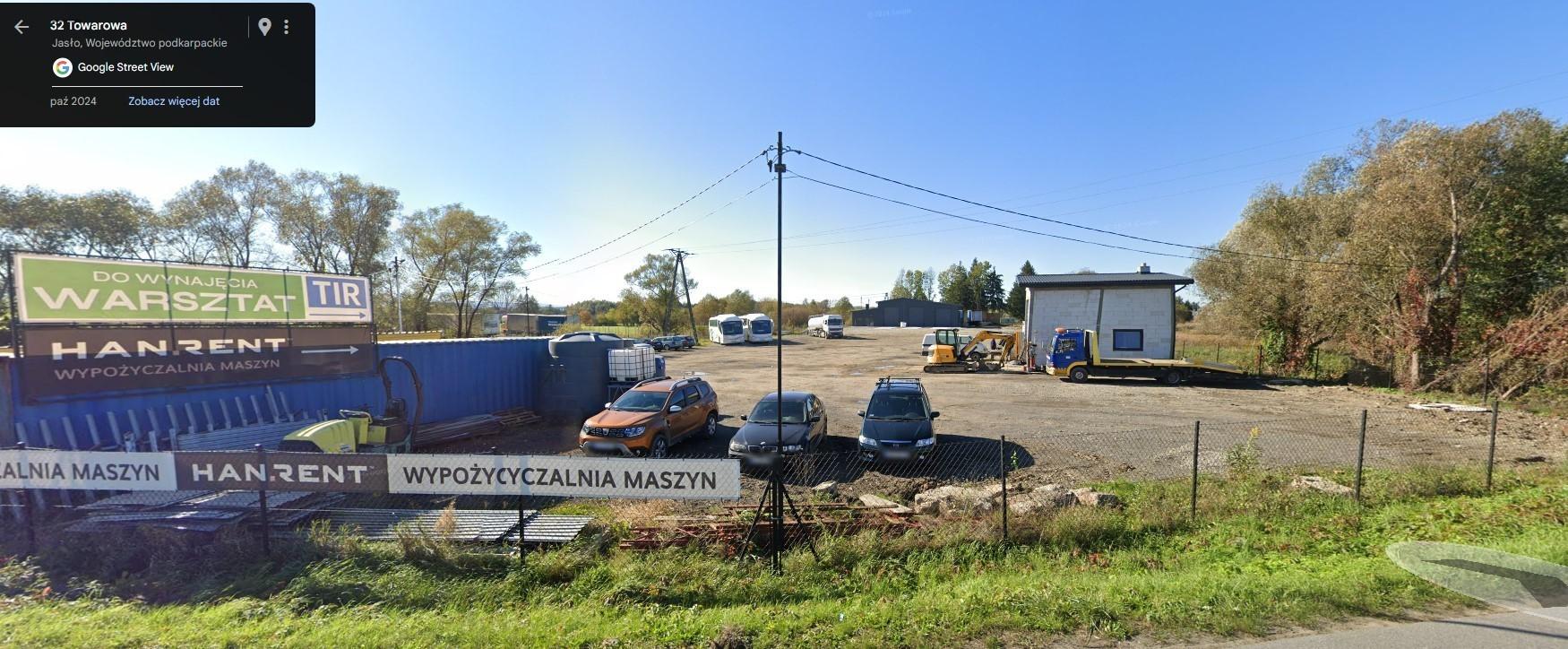 Do wynajęcia Miejsca parkingowe TIR, skład, komis lub inna działalność