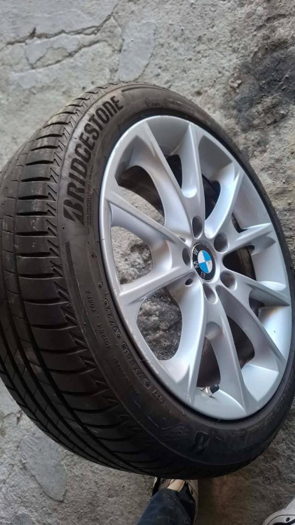 Oryginalny Komplet Kół BMW 18" - V-Spoke + Opony Letnie Bridgestone