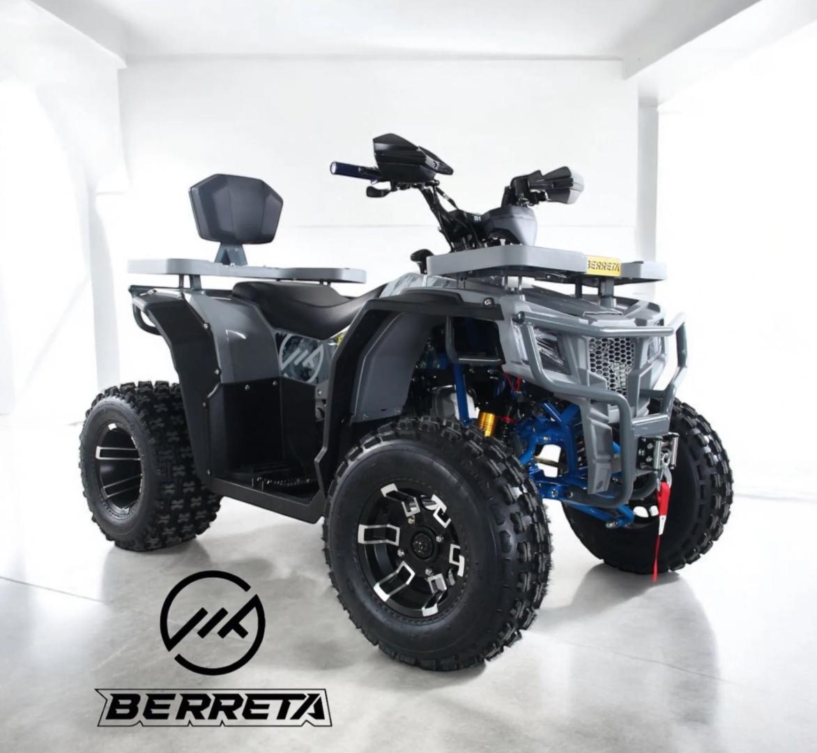Quad Beretta Bulldog 200 - duży automat, aluminiowe felgi, pług