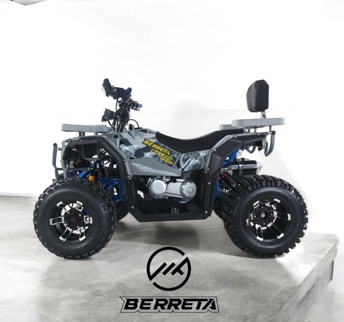 Quad Beretta Bulldog 200 - duży automat, aluminiowe felgi, pług