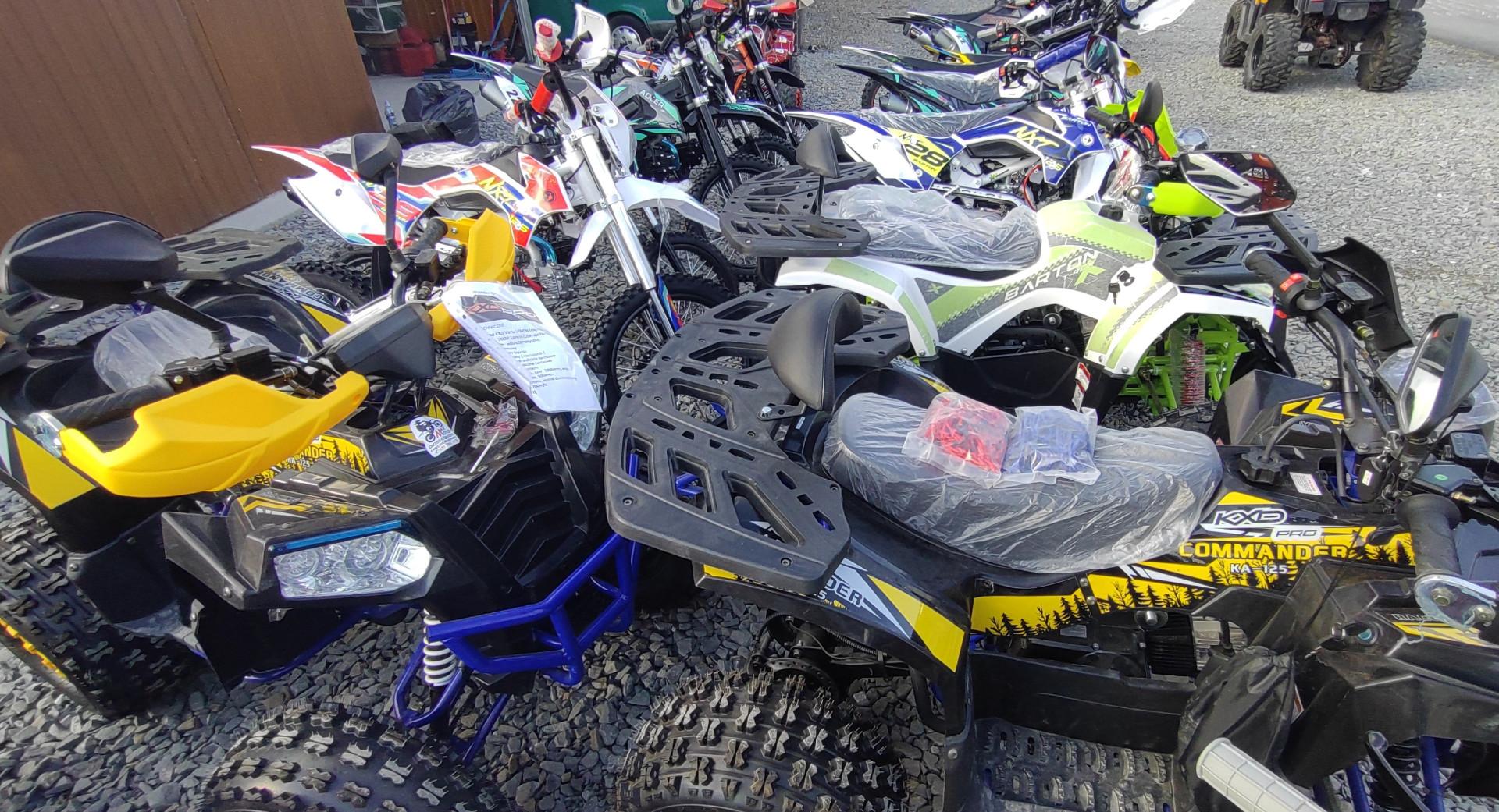 Nowy Cross Barton DB 125 2025r 14/17 rozrusznik KXD MRF KAYO pit bike
