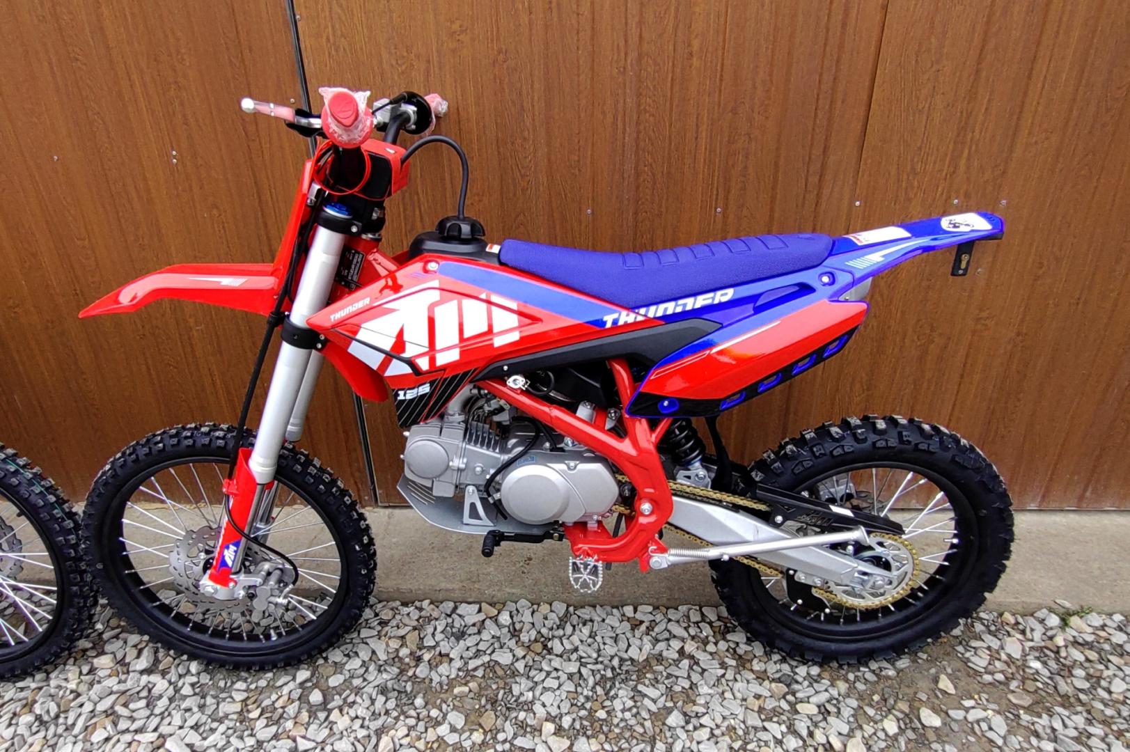Nowy Cross 125 RXF Thunder Pit bike koła 16/19 - trzymaki, airbox