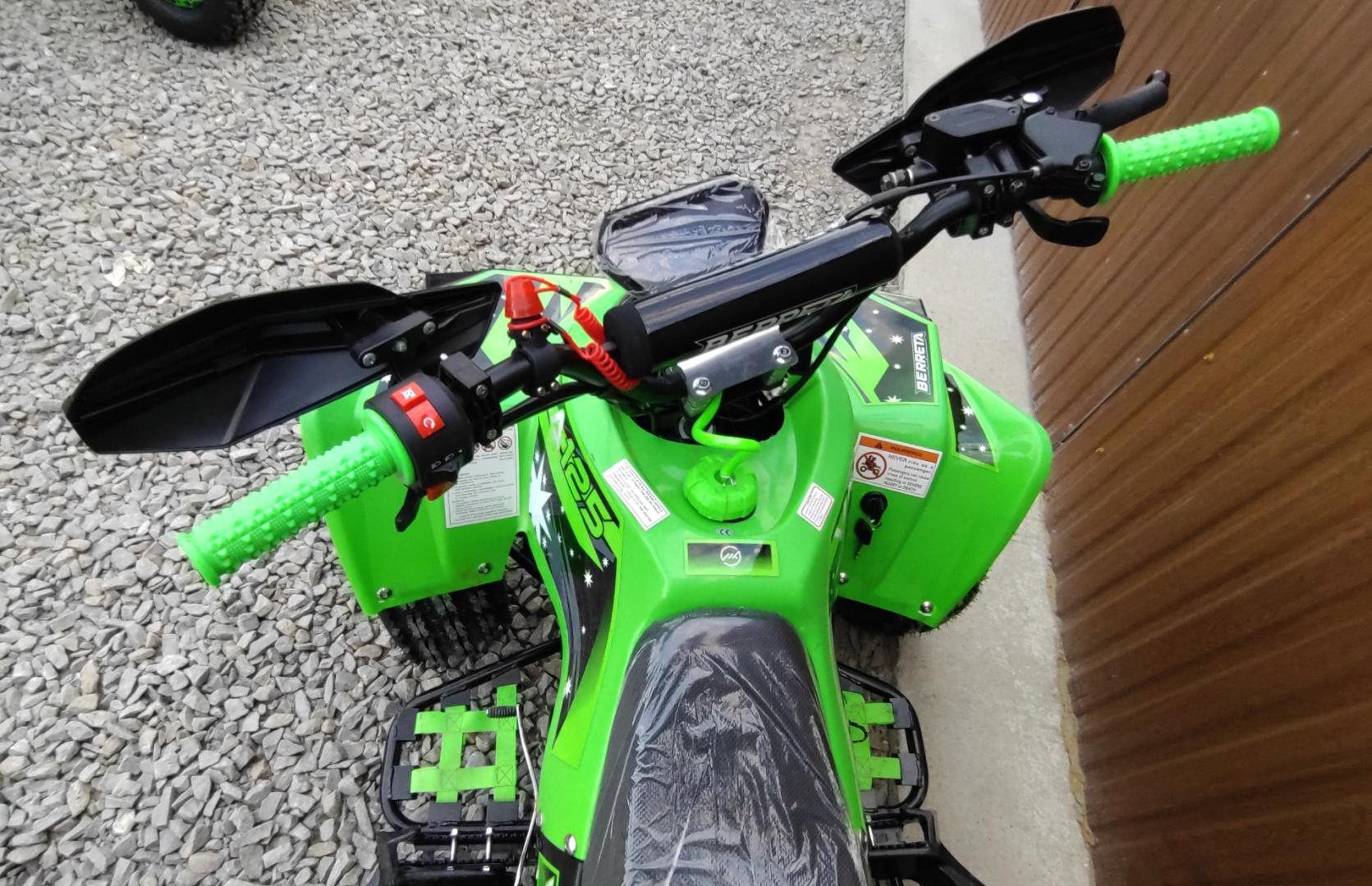 Quad 125 Beretta Varia. Cyfrowy Licznik LED, koła 8, duża rama, NOWY