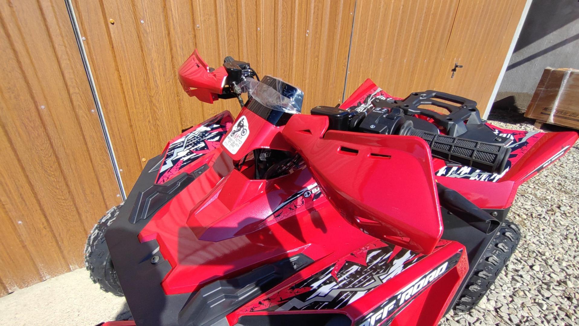 Nowy Quad 125 Barton Terrax. Duża rama, koła 8, tarcze, LED kalamitki