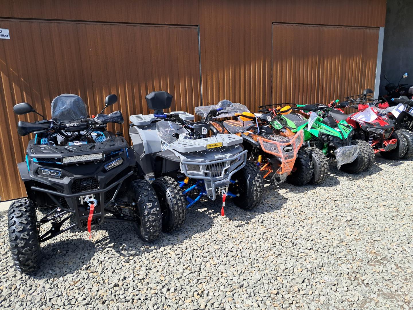 Nowe Quady 110, 125, 150, 200 mocne ramy wyciągarka, alufelgi Max Moto