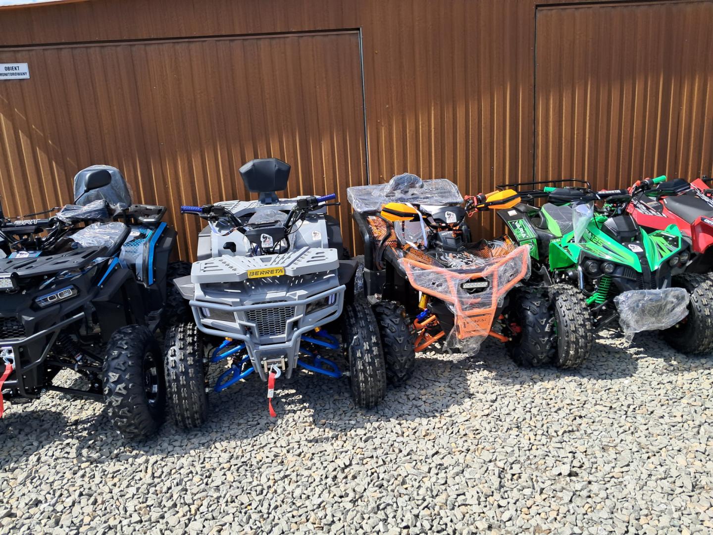 Nowe Quady 110, 125, 150, 200 mocne ramy wyciągarka, alufelgi Max Moto